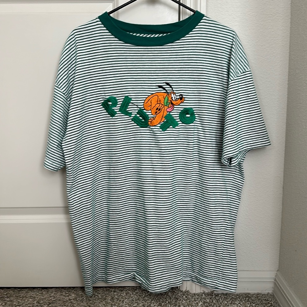 Disney Pluto Vintage Embroidered Tee
